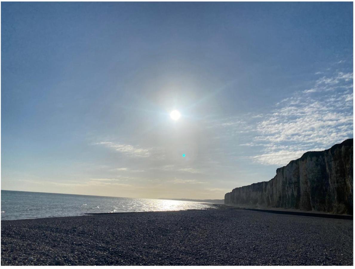 St Valery En Caux, Apt Vue Mer Et Falaise: Le Bleu De Lo Saint-Valery-en-Caux Exterior photo