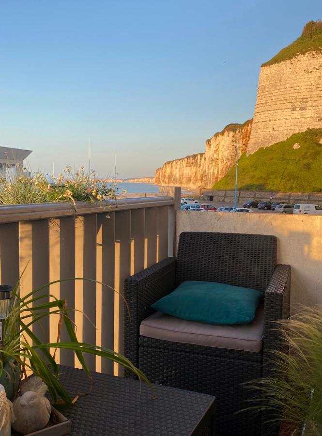 St Valery En Caux, Apt Vue Mer Et Falaise: Le Bleu De Lo Saint-Valery-en-Caux Exterior photo